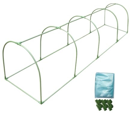 lmoikesz Bärbart växthus med isolerat regntätt skydd för växtentusiaster Bärbart växthus med regntätt skydd Uteplats Plastkopplingar Gör-det-själv-installation Mini-växthus för utomhusbruk