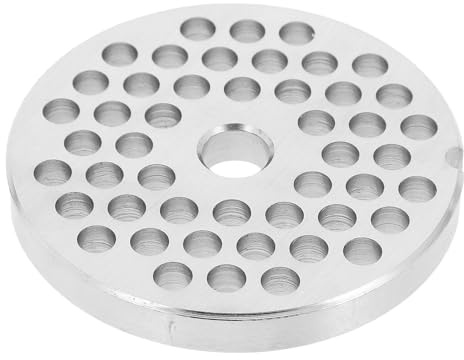 Disque de Hachoir à Viande N°12 en Acier Inoxydable, Trou 6mm | Grille Hachoir N 12, Accessoire Hachoir Viande, Pièce de Rechange pour Broyeur