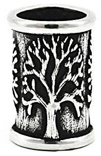 NKlaus Bartperle Haarschmuck Haarperle Darva Lebensbaum 925 Sterlingsilber Silber Lockenperle 6975