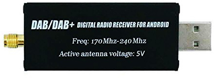 DAB/DAB+ USB Adapter, XISEDO DAB Dongle im Auto DAB Digital Radio Empfänger DAB USB 2.0 Stick mit DAB Autoantenne für Android Autoradios