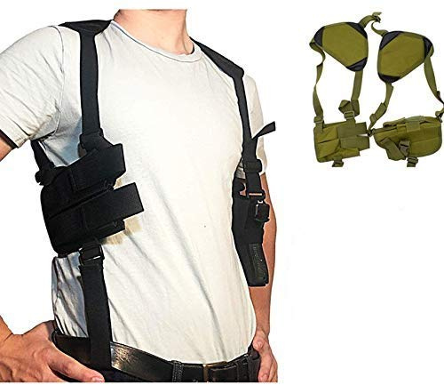Gexgune - Verdeckter Tragehalfter - Outdoor Tactical Police Security Universaler Pistolenbeutel für die Linke Linke Hand Schultergewehrholster für G 17 19 22 23 31 32（5 Farben optional）