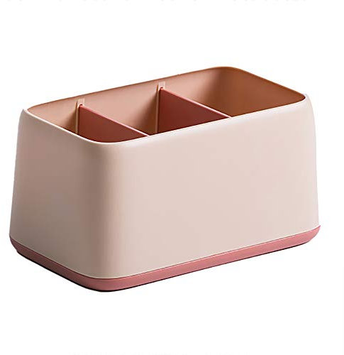 Multifunktionaler Schreibtisch-Organizer für Fernbedienungen, Schreibtisch-Organizer, Pink