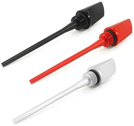 HEINMO Motorrad Ölmessstab Ölablassschraube Schraube Motoröl Kraftstoffstand Stick für VES PA GTS 150 200 250 300 Messgerät (Silver,For GTS 2019-2021)