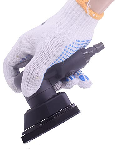 Taiwan Pneumatic Mini Plam Multi Funzione Dettaglio Mouse Air Sander Peso leggero Adatto per legno/metallo bordo e angolo finitura lucidatura.