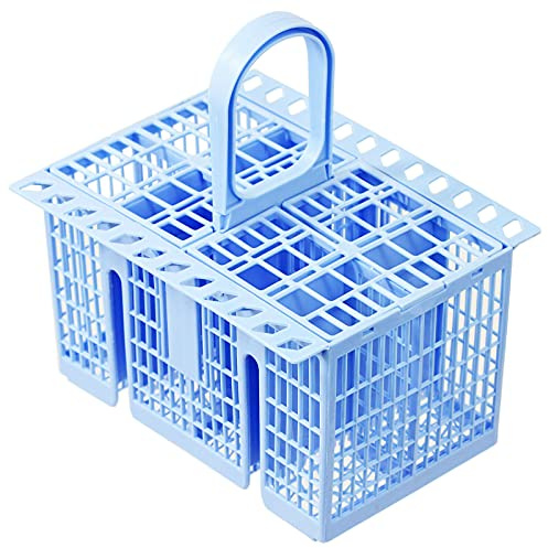 SPARES2GO Panier à couverts compatible avec lave-vaisselle Sharp (bleu, 220 x 208 x 160 mm)