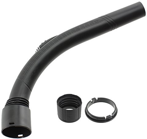 SPARES2GO Curved End Suction Hose Handle Compatible with AmazonBasics Vacuum Cleaner