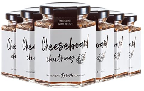 Hawkshead Relish Cheeseboard Chutney | 6 x 200g Jar | Packed with Apples, Figs, Cranberries & Pinot Noir | Perfect for Cheese Pairings | Gluten-Free & Vegan
