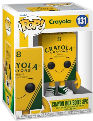 Funko POP! Vinyl: Crayola - Crayon Box 8 st Crayon - Samlarbar vinylfigur - Presentidé - Officiella varor - Leksaker för barn och vuxna - Annonsikoner fans - Modellfigur för samlare och display