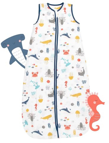 schlummersack Baby Kinder Schlafsack Sommer | dünn, Sommerschlafsack, 0.5 Tog