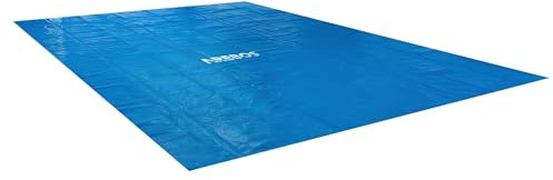 Arebos Pool Solarabdeckplane eckig 3 x 2 m Blau | Solarplane Stärke 120 µm | Solarfolie zuschneidbar | Poolheizung Wassererwärmung | Wärmeplane