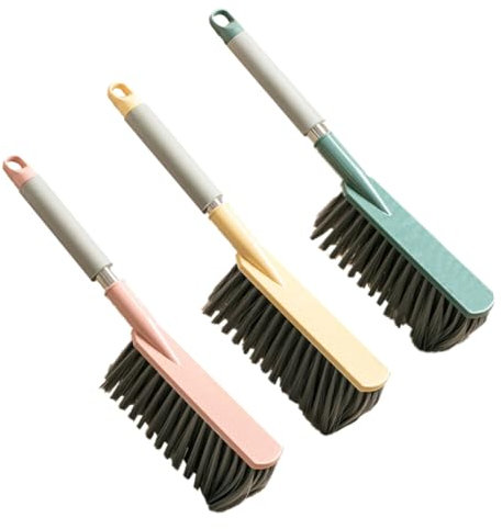 Gogogmee Set Di Spazzole Con Manico Ergonomico E Setole Morbide Per La Pulizia Di Letti Divani E Mobili 3 Pezzi