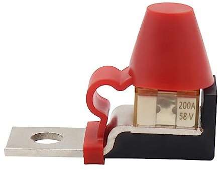 Woedpez Set di blocco fusibili MRBF impermeabile 58 VDC, porta fusibili a prova di accensione, bullone singolo 5/16 pollici per camper