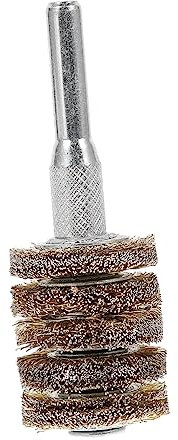 JECOMPRIS 5-layer Drill Wire Brush Set Electric Wire Brush for Polishing Rust Removal Coarse Wire Wheel Brush for Drill