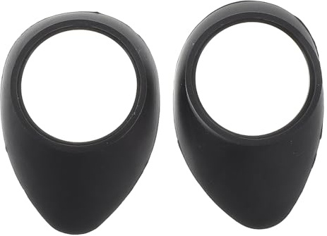 2 Stück Okularkappen für Mikroskope aus Gummi Schwarz | Binokulare Augenmuscheln, Schutzkappen für Reise und Outdoor, Kompakt und Leicht für Optische Geräte