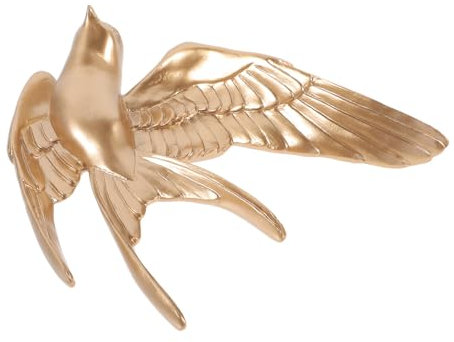TOPBATHY Scultura Da Parete A Forma Di 3d Statuetta Di Artificiale Arredamento Moderno Per Soggiorno Decorazione A Forma Di Uccelli