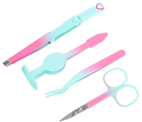 HAPINARY Pince À Épiler Les Sourcils Portable Et Compacte Pour Adulte Idéale Pour Les Voyages Poignée En Fibre Pour Une Utilisation Facile