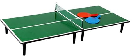 Folpus Mini Pong Tisch mit 2 Schlägern für Kinder Indoor Outdoor