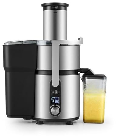Macchina spremiagrumi, estrattore centrifugo industriale in acciaio inox, regolazione a 5 velocità, separazione dei residui di succo per negozi di bevande e cucine