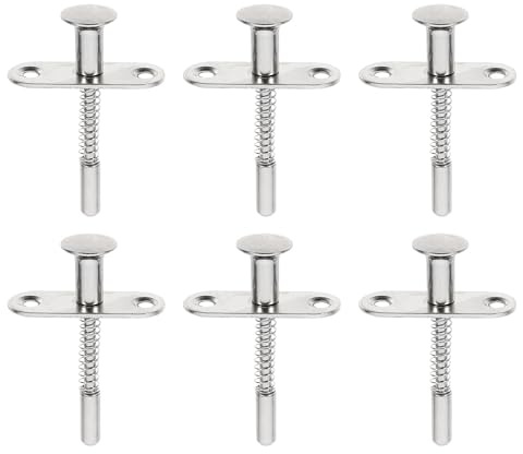 WHAMVOX Pestillos de Resorte para Cunas de Ñiño 10 Piezas M5*65 Acero Inoxidable Fijación Segura Accesorios Muebles Almacenamiento Ajuste Elevación Puertas