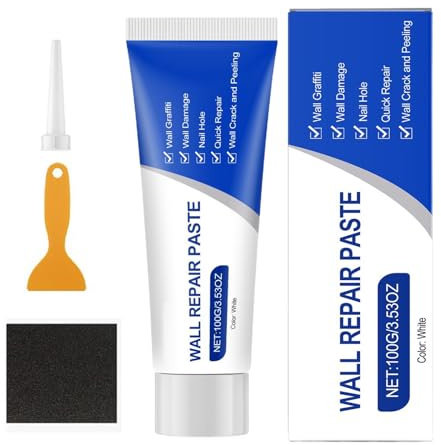 - Set di riparazione – 200 ml di pasta mastice da parete, facile da riparare, massa crepa | Soluzione rapida per la riparazione di soffitti, porte, dormitori, costrutto