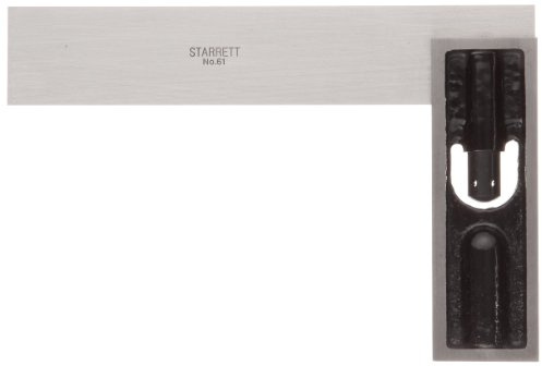Starrett 154,9 cm zuverlässig Anschlagwinkel, 3–1/5,1 cm Beam Länge, 15,2 cm Klinge Länge