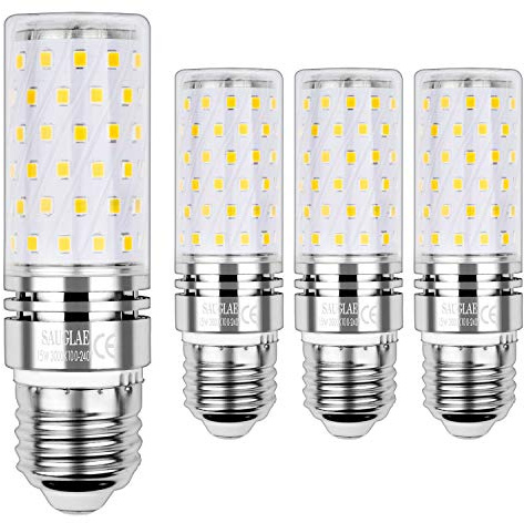 SAUGLAE E27 Led Mais Leuchtmittel 15W, Entspricht 120W Glühbirnen, 3000K Warmweiß, 1700lm, Edison Schraube Led Birne, 4-Pack