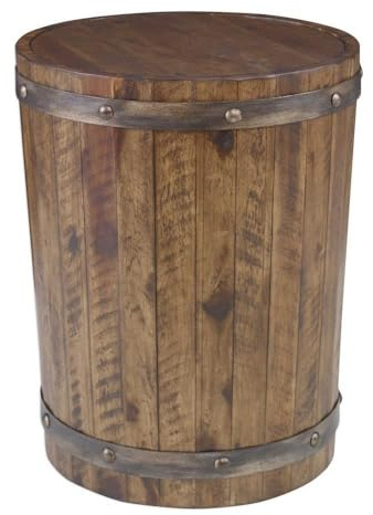 Uttermost Ceylon - 24 inch Wine Barrel Accent Table