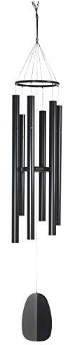 Woodstock Chimes BPK54 Windspiel Glocken des Paradiess, Schwarz