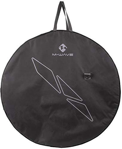 M-Wave Laufradtasche für 2 Laufräder bis 29, teilbar in 2 Einzeltaschen, gepolstert mit Nabenschutz, Innentasche & Schultergurt, Rotterdam WSB Double
