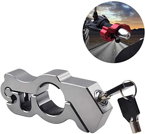 MJZYP Aluminium Alloy Motorradlenkerschloss, Motorrad Lenker Bremshebelschloss für Bremsschloss Diebstahlschutz, Bremsen-Ebenenschloss für Fahrrad, Roller, Moped, ATV