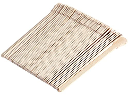 FOMIYES 200 Stück Wachsstäbchen Augenbrauen-Mini-Waxing- Spachtel Wachs- Am Stiel Körper-Haarentfernungsstäbchen Zur Haarentfernung Warmwachs Auftragen
