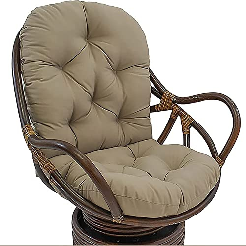 JIcloun Auflage/Polster für Schaukelstuhl, Gartenstuhl Ersatzpolster Schaukelstuhl/Drehsessel, Sanft, Thick, Wasserdicht und UV-Beständig Kissen Verdickte Stuhlauflage,A7