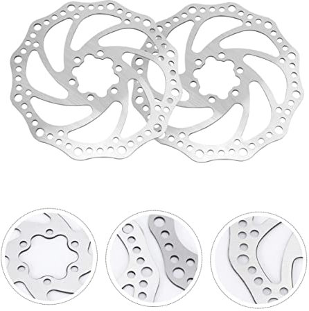 Toddmomy Scheibenbremse Für Mountainbike Mechanisch Aluminium Scheibendurchmesser Vorne Und Hinten Bremssattel-kit Mit Doppelknopf-belageinstellung Und -align-positionierung