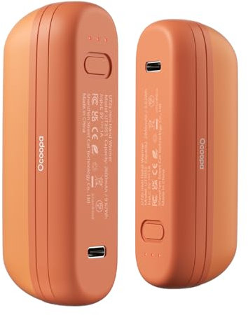 OCOOPA Handwärmer Taschenwärmer UT2S Mini, 5200mAh, Handwärmer Magnetisch Elektrisch 2er Set, Taschenofen Wiederverwendbar, Outdoor Camping Gadgets für Wärme, Geschenke für Frauen und Männer