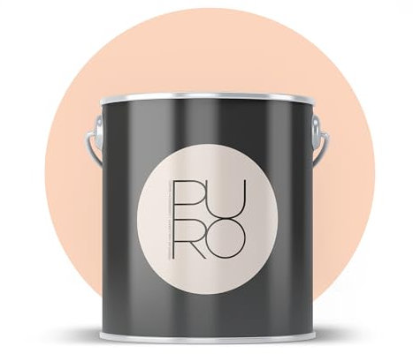 Livingwalls PURO Premium Wandfarbe c9011 - Malerfarbe mit sehr hoher Deckkraft - matte hochwertige Innenfarbe in Rosa - 1l