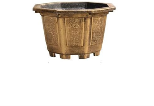 Jardinière Intérieur et Extérieur Pot de fleurs octogonal en résine épaisse de grande taille, arbre en fer, fleur de thé, Osmanthus, arbre fruitier, plante verte, pot de fleurs de jardin Pot de Fleur