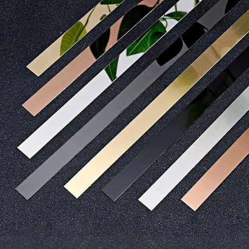 LKYJD Peel and Stick Molding & Wall Trim, Flexible Self-adhesive Black Decorative Strip for Tile, Mirror, Ceiling, Floor, Panel, Cabinet -30mmx4m