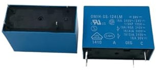 10PCS Relay OMIH-SH-112L 124L 5PIN Set Of Conversions OMIH-SS-112LM 124LM 4PIN 16A A Group Of Normally Open(OMIH-SH-124L)