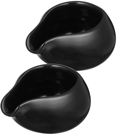 Cabilock 2pièces Pots Lait Céramique Avec Bec Verseur Unique Tasses Multifonctions Pour Lait Café Miel Et Sauce Légères Et Pratiques Pour Petit-déjeuner