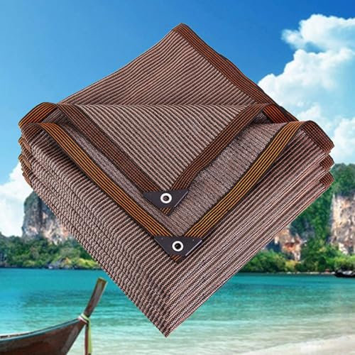 PanHuiWen Telo Ombreggiante Rete Oscurante Tessuto Ombreggiante Rete Telo Ombra Rete Antigrandine Rete Antigrandine per Serra Giardino Auto,6x7m