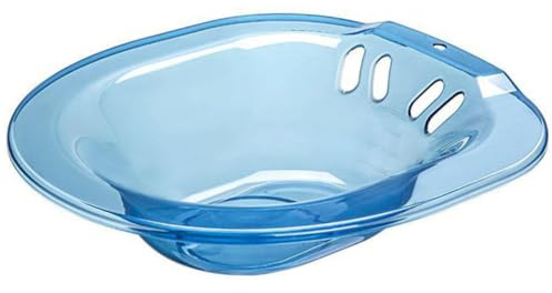 Homoyoyo Toilettensitz Sitzbadewanne Mit Anti-überlauf Design Ergonomisches Sitzbad Für Schwangerschaft Ältere Menschen Und Postoperative Pflege Hygienisches Sitzbad Für Zuhause Und Persönl