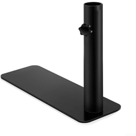 Aluminum Flag Pole Bracket, Portable Steel Flagpole Tire Mount Holder Camping Sports Tailgating 1.5 inches Diameter