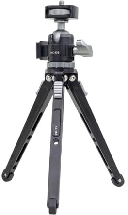 Treppiede da tavolo per cellulare Supporto per telefono portatile per fotocamera Supporto video treppiede leggero per telefono