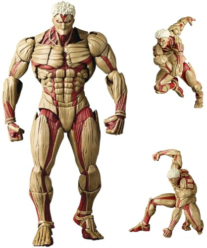 Jiumaocleu Figura de acción móvil de color marrón puro, 17 cm, color marrón puro, articulaciones móviles con cabezas de anime intercambiables, accesorios, decoración de escritorio, colección de