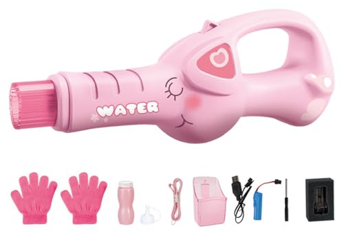 Dimma bubbelstav – 9,06 x 3,94 x 2,2 tum, uppladdningsbar interaktiv leksak | automatisk såpbubbelmaskin med och musik för barn, fest, sommar, lek inomhus och utomhus