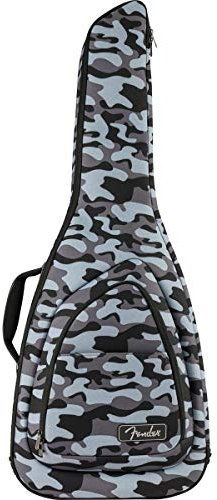 Fender FE920 Camo Electric Guitar Gig Bag Case for Electric Guitar, Winter Camo