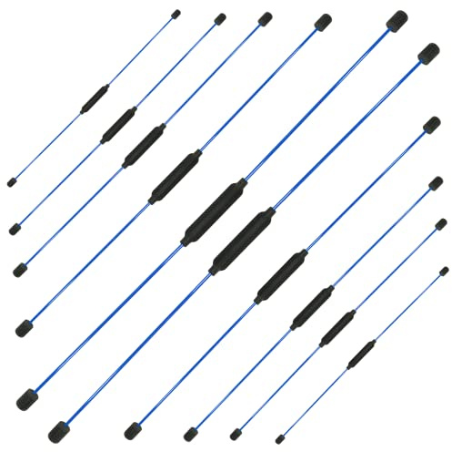 Best Sporting Schwingstab Fitness Set in 3 Farben I Swingstick für Ganzkörpertraining I Gymnastikstab mit Anleitung für 16 Übungen I Fitnessgeräte für zuhause I Elastic Fitness Bar