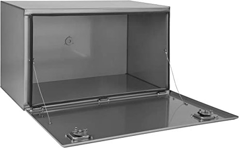 Edelstahlstaukasten matt Werkzeugkasten Staubox Staukiste B 1000 x H 500 x T 500 mm mit Stahlseilen LKW Expeditionsfahrzeug Wohnmobil ohne Befestigungsmaterial