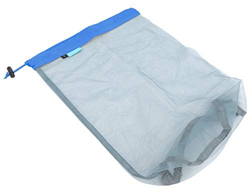 Bolsa de Playa, Bolsas Tipo Bolsa Inodoro Universal para Almacenamiento de Equipos para Almacenamiento de Juguetes(L Bolso Grande de Rejilla Azul)