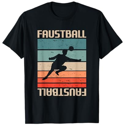 Retro Vintager Faustball Faustballspieler T-Shirt